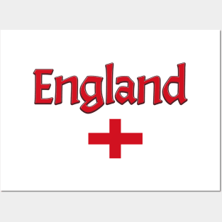 England flag of saint George Posters and Art